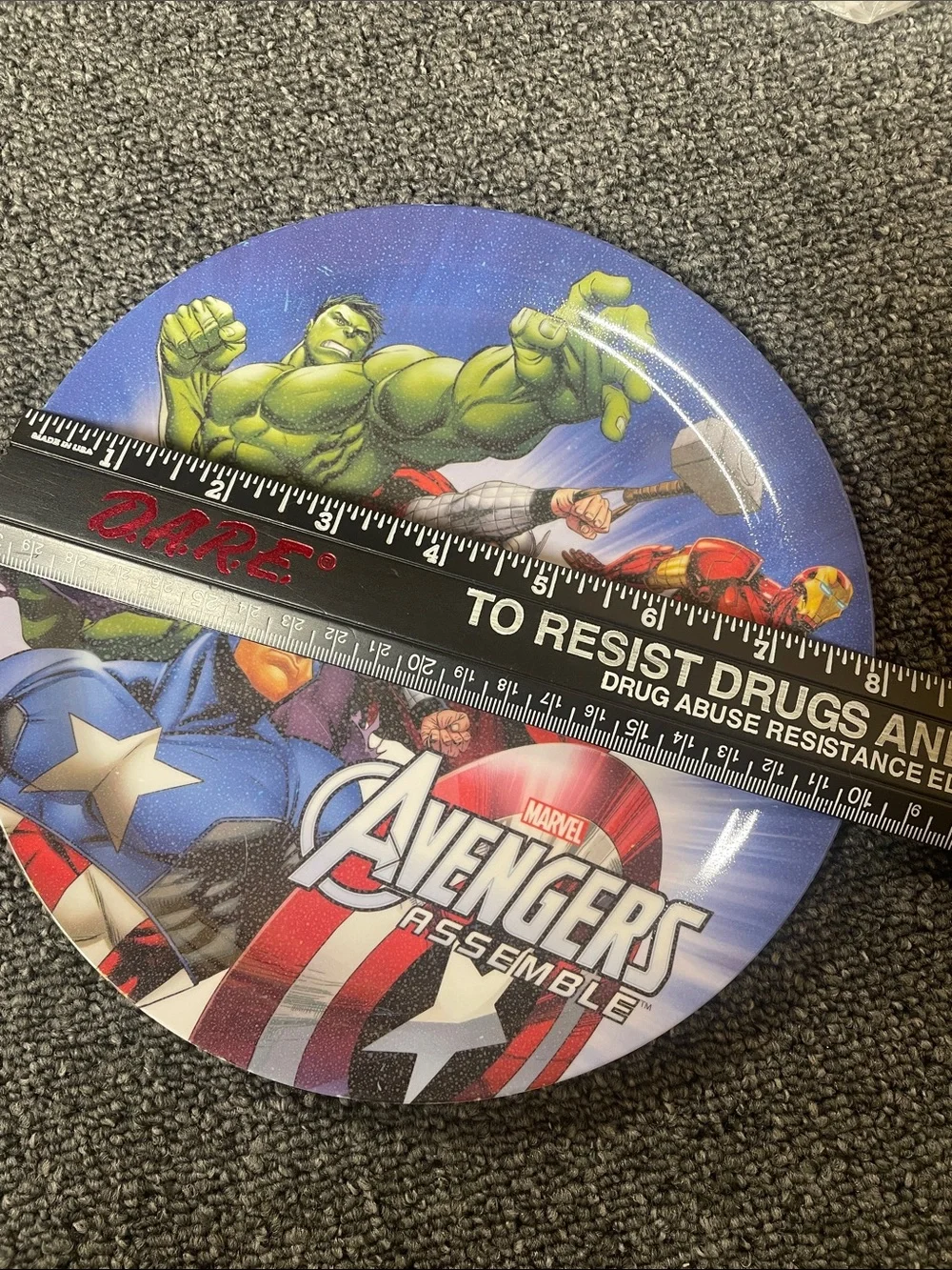 Marvel Avengers Assemble Melamine Dining Plate By ZAK! GUC